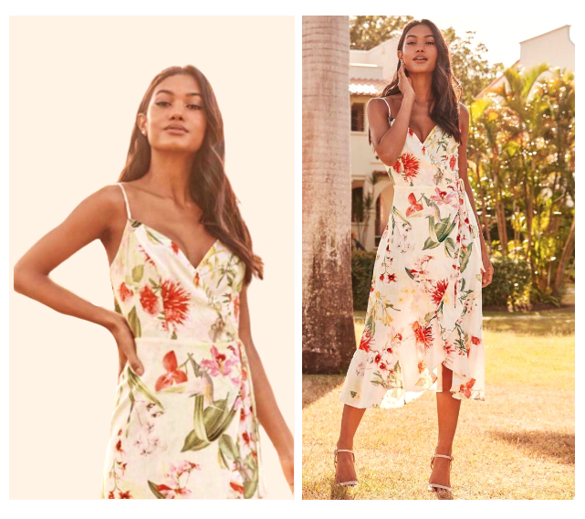 lipsy amy print dress